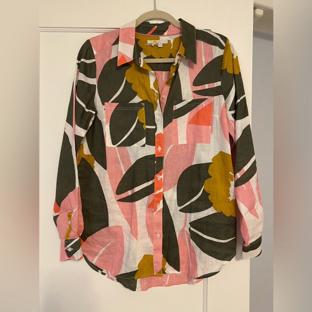 Boden Linen Top size 4